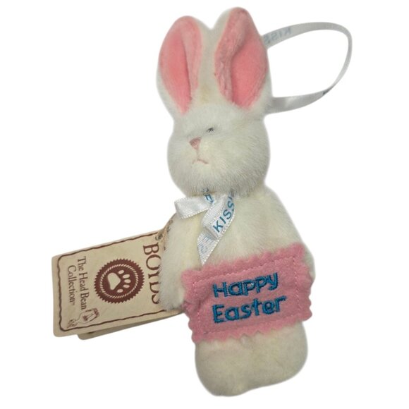 Boyds Bears Hershey Mini Floppy Bunny Head Bean Collection Plush Ornament 4" - Picture 1 of 9